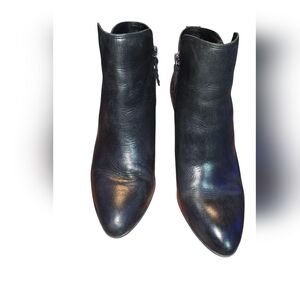 Frye Black Leather Booties